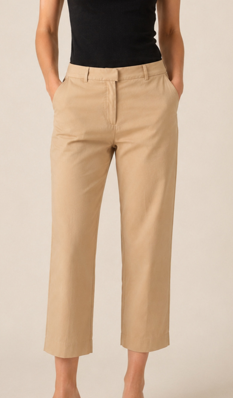 Vintage 90's DONNA KARAN NEW YORK Black Label Peachy Pink Wool & Silk Pants 38 6
